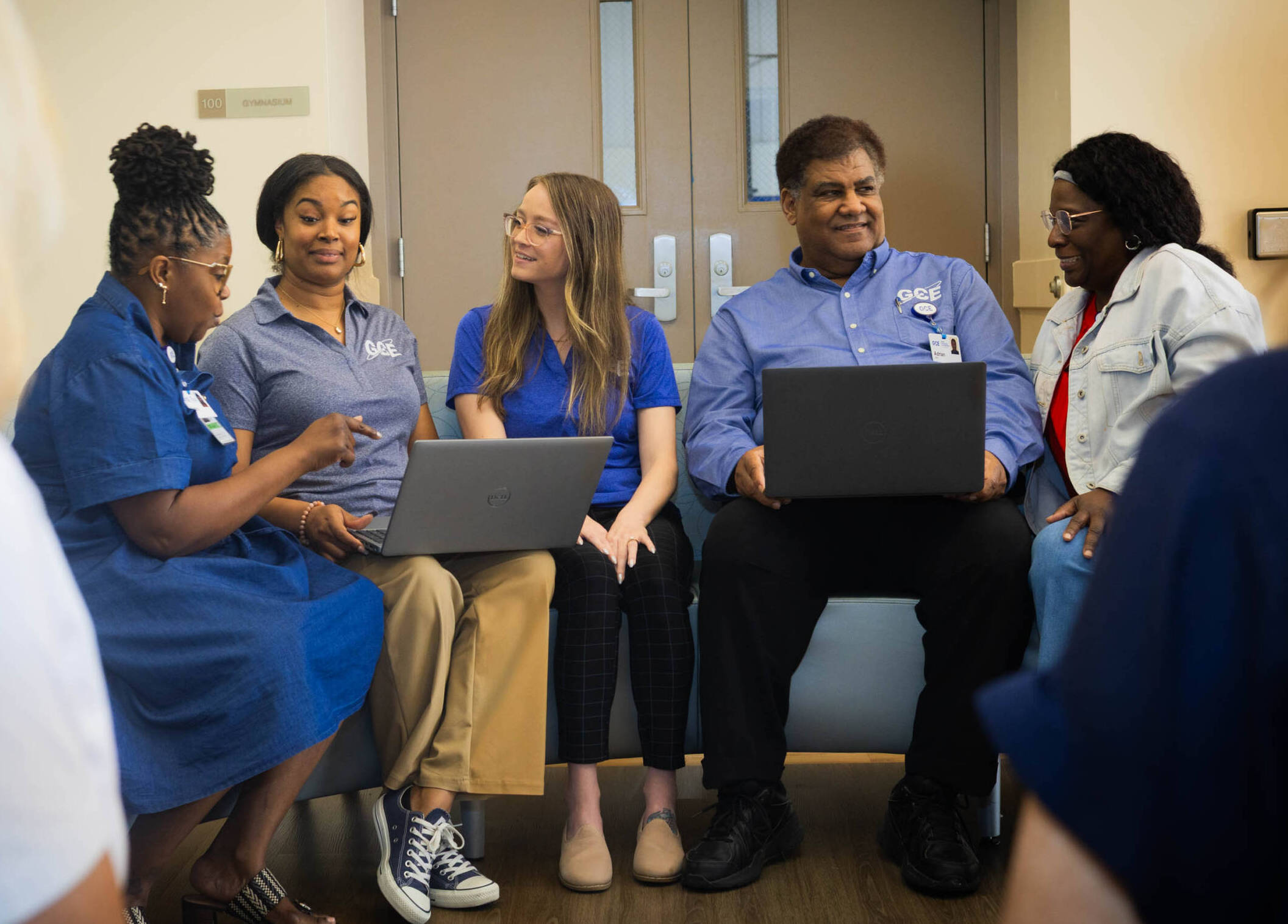 Meeting for hire with disabled workers