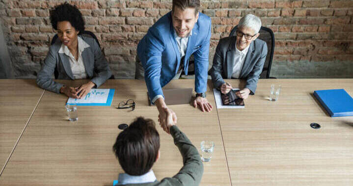 Meeting for hire with disabled workers