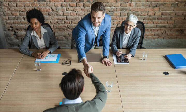 Meeting for hire with disabled workers