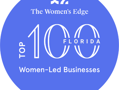 top 100 women-led businesses in Florida logo