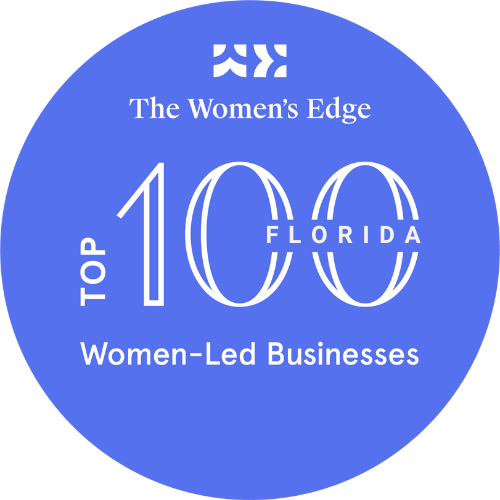 top 100 women-led businesses in Florida logo