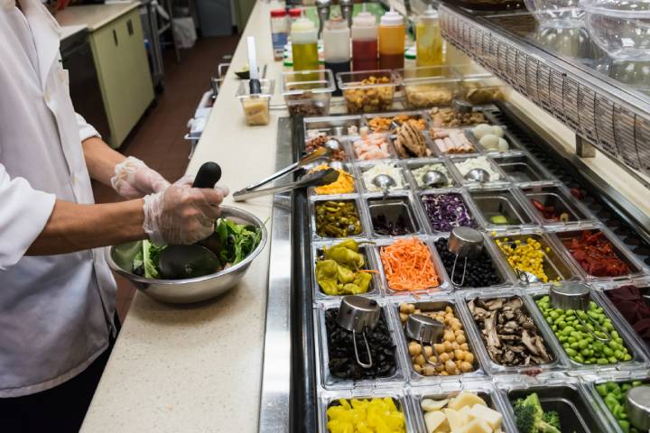 food services salad bar