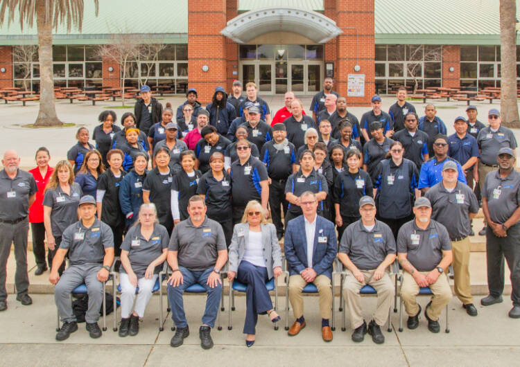 Group shot of GCE team members from NAS Pensacola