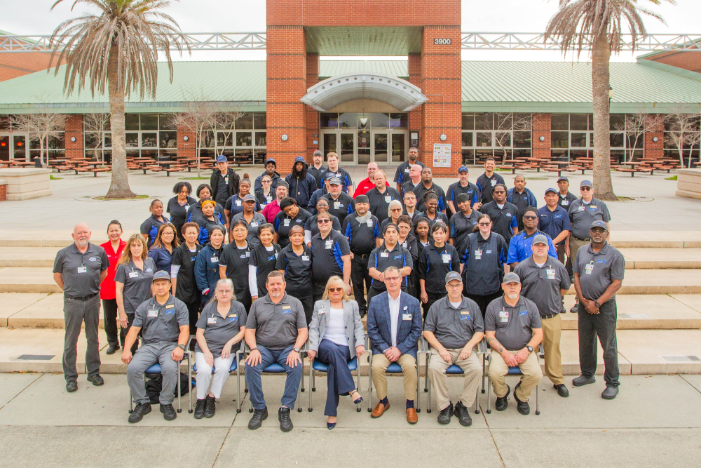 Group shot of GCE team members from NAS Pensacola