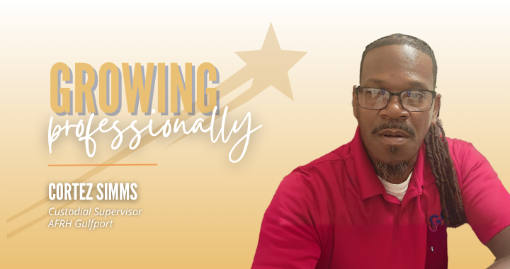 Cortez Simms growing professionally
