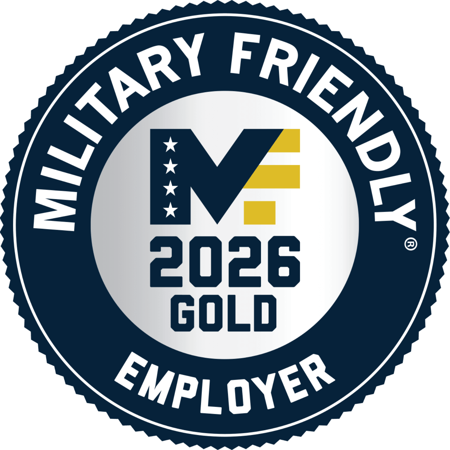 Military Friendly Employer 2026 - Gold